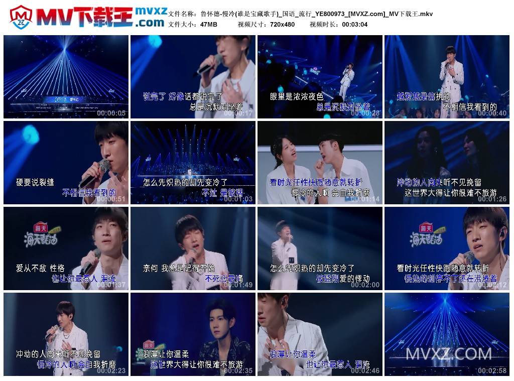 鲁怀德-慢冷(谁是宝藏歌手)_国语_流行_YE800973